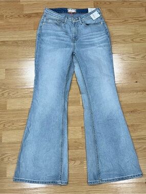 Free People Women's Jean We The Free Curvy “Wake Up Call” Flare Wide Leg 28 NWT